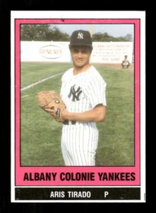 1986 TCMA Albany Colonie Yankees 25 Aris Tirado BXCP32 - Picture 1 of 2