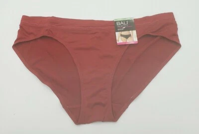 Bali One Smooth U Bikini Panty XL/8 Color Red DFMMBK Smoothing Brief New - Image 1 of 4