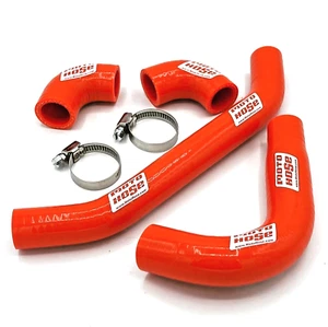 KTM HUSQVARNA GASGAS SX TC MC 250 300 EFI 23-25 SILICONE RAD HOSE ORANGE 23-632O - Picture 1 of 4