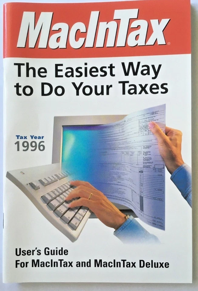 MacInTax User Guides - Vintage, You choose, 1996-1999 - Image 1 of 1