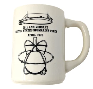 Taza de café vintage United States Submarine Force 1978 | 78 aniversario militar - Imagen 1 de 9