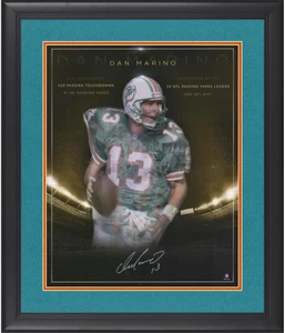 Autographed Dan Marino Dolphins 16x20 Photo - Picture 1 of 1