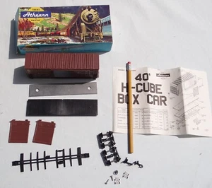 NOS 1956 Athearn HO Scale Builders Model Train Car Kit 40 Ft OB Hi-Cube - Picture 1 of 12