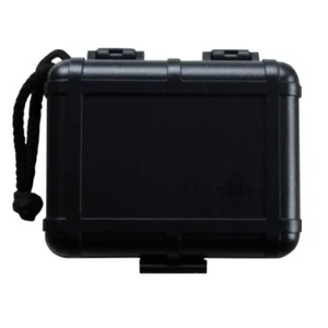 Stokyo Black Box DJ Cartridge Case Black Holds 2 Carts and Spare Stylus Compact