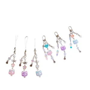 Stylish Phone Pendant Key Ornament Fashion Phone Chain for Bag and Camera Decors - Afbeelding 1 van 14