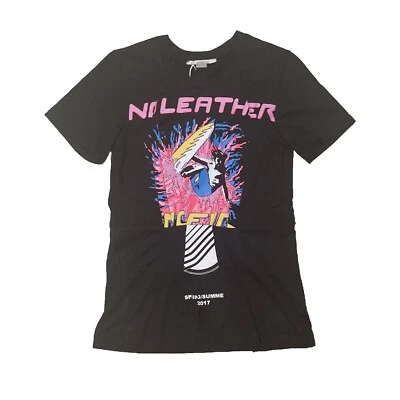 New Stella McCartney SS17 No Leather Graphic Tee Size XS MSRP: $628 - Image 1 of 4