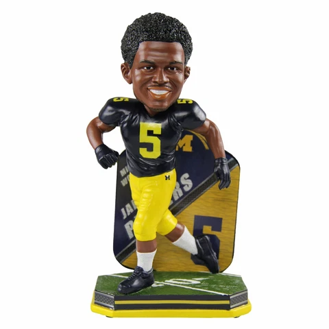 Jabrill Peppers Michigan Wolverines College Bobblehead NCAA New England Patriots Cover