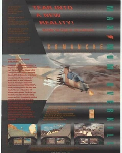 Comanche: Maximum Overkill Print Ad/Poster Art PC Big Box - Picture 1 of 2