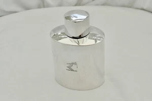 RARE VICTORIAN HM STERLING SILVER OVAL TEA CADDY 1886 - Picture 1 of 19