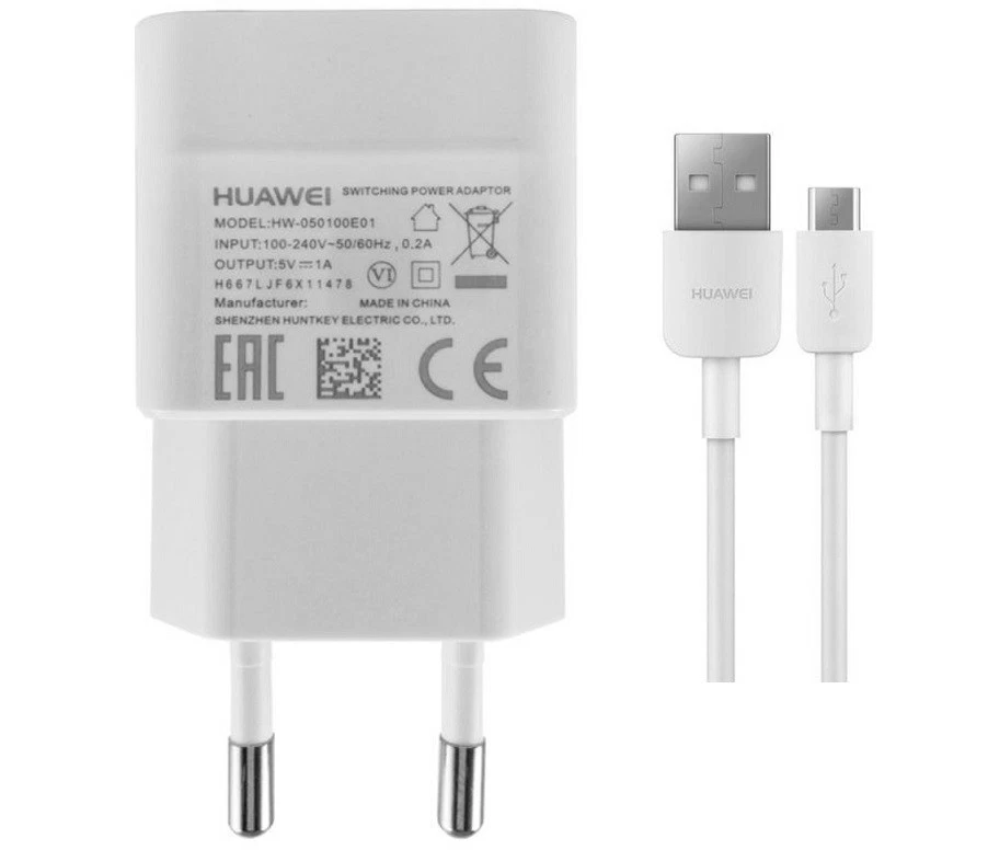 Original Huawei USB Ladegerät Netzteil Ladekabel Ascend P8 P8+ Lite Mate S Y200 - Bild 1 von 1