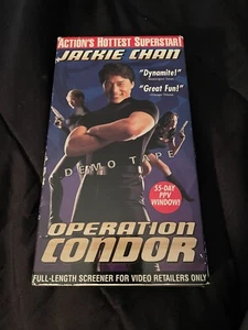 Operation Condor VHS Jackie Chan Demo Tape Full Length Screener - Picture 1 of 4