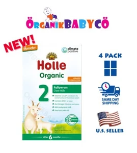 HOLLE 2 GOAT Organic Baby Formula from 6 MONTHS 400g - Free Shipping! 4 PACK - Picture 1 of 4