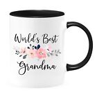 Worlds Best Grandma Mug Grandma Mug Best Grandmom Mug Gift From Grandkids Gifts