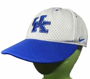 Gorra Kentucky Wildcats Nike 643 Dri-Fit ajustada talla 7 blanca NCAA baloncesto - Imagen 1 de 6