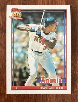 1991 Topps - #630 Dave Winfield - near mint condition - FREE SHIPPING - Image 1 of 2