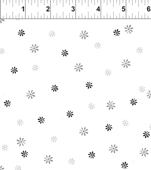 In the Beginning Strawberry Festival 7jh1 Starburst Negro/Gris POR Algodón Fabuloso Foto 1 de 1