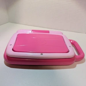 Leap Frog 2 in 1 Leaptop Touch Learning For Kids Pink 6009 - TESTED, WORKING - Picture 1 of 8