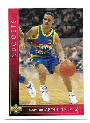 MAHMOUD ABDUL-RAUF 1993-94 UPPER DECK CARD NEAR MINT CONDITION - Image 1 of 2