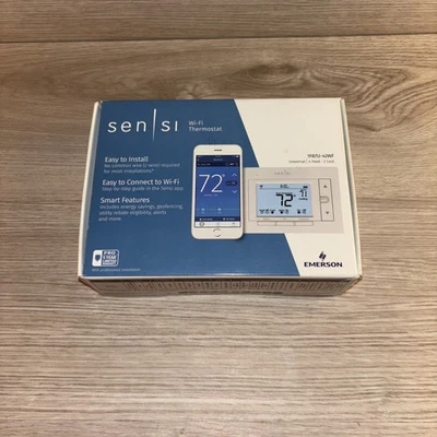 Emerson Sensi Wi-Fi Smart Thermostat For Smart Home Pro Version 1F87U-42WF - New - Image 1 of 2