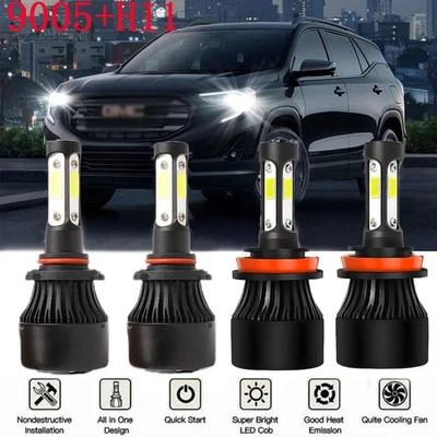 Combo farol de LED alto+baixo lâmpadas super brilhantes A para GMC Terrain 2010-2015 - Imagem 1 de 4