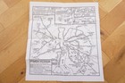 Ipswich Corporation Trolleybus Bus Route Reprint Map as at 1957
