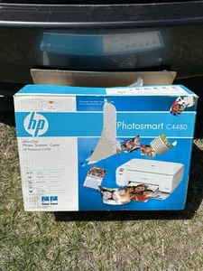 *NO CORD* HP Photosmart C4480 All-In-One Inkjet Printer OPEN Box New - Picture 1 of 12