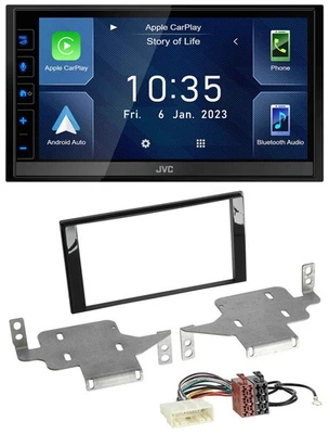 JVC DAB Bluetooth MP3 USB 2DIN Autoradio für Nissan Juke (ab 2014) - Bild 1 von 4