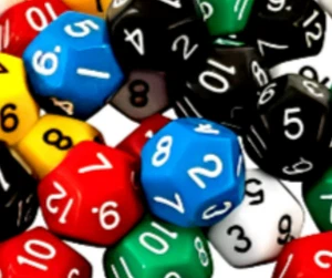 Dados grandes Jumbo de 12 caras 4 cm juego de 2 colores aleatorios crear divertidos juegos de aritmética - Imagen 1 de 2