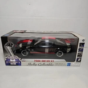 Cobra Collectibles 2008 Shelby GT Ford Mustang 1:18 Metal DieCast Black Red - Picture 1 of 8