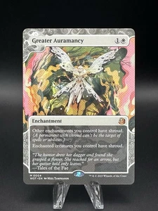 Greater Auramancy (0004) [Borderless] (NM) - MTG - Wilds of Eldraine (ENG) - Picture 1 of 3