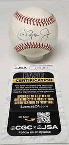Cal Ripken Jr. Signed Rawlings Official American League Baseball JSA COA ORIOLES - Picture 1 of 3
