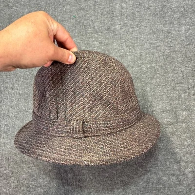 Pendleton Mens Large Bucket Hat Brown Grey Tweed Outdoor Casual Warm - Image 1 of 4