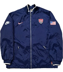 Nike USA Olympic Soccer Team Full Zip Jacket. Mens 3XL. Navy Blue. - Picture 1 of 13
