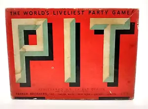 Parker Brothers PIT Kartenspiel 1919 Bull And Bear Edition komplett Vintage - Bild 1 von 15