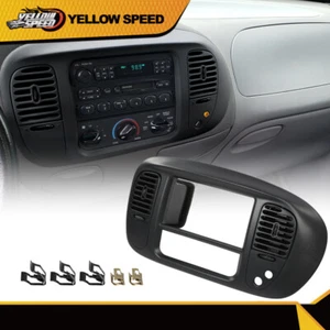 Fit For 1997-03 Ford F150 Expedition Center Dash Radio A/C Vent Air Bezel Black - Picture 1 of 9
