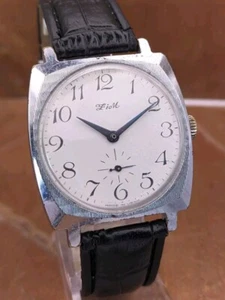 Vintage Watch ZIM Pobeda Export Mechanical USSR Soviet Men White Dial 2602 1970s - Picture 1 of 17