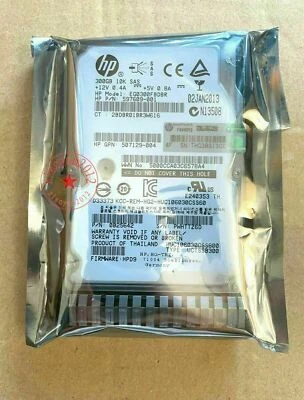 HP 652564-B21 653955-001 300GB 10K 2.5" SAS 6G DUAL PORT SC HDD - Image 1 of 4