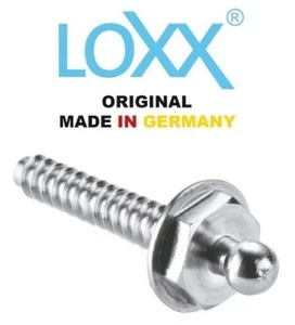 BOTTONI MASCHIO CON VITE INOX TEDESCHI LOXX TENAX PER TENDALINI CAPOTTINE - Foto 1 di 2
