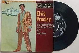 Elvis Presley - A Touch Of Gold - 7" Vinyl EP - ORI UK Press RCA 1962 - (VG/VG+) - Picture 1 of 5