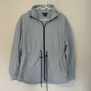 Mondetta Outdoor Prime Spring Protection Anorak Rain Wind Jacket Sz M Blue Gray - Picture 1 of 12