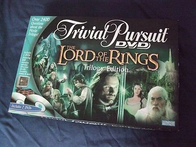 Game B The Lord of the Rings Trilogy Edition Trivial Pursuit DVD TV Game PARKER  - Image 1 of 4