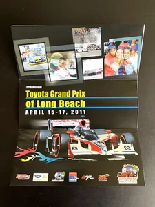 Toyota Grand Prix of Long Beach Racing Mailer 2011 6 páginas desplegable - Imagen 1 de 1