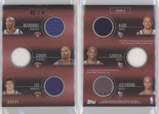 2007-08 Luxury Box Six Piece Relics /75 Stephon Marbury Eddy Curry David Lee HOF
