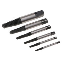 6x Screw Extractor Broken Out Bolt Drill Set Remover Easy Bits Damaged Guide