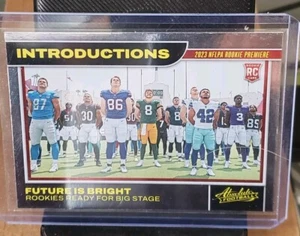 2023 Absolute Football Rookie Premier Introductions Future is Bright #7 RC - Bild 1 von 2