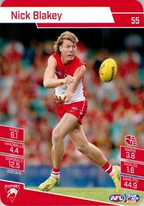 2022 SYDNEY SWANS AFL Card NICK BLAKEY Teamcoach - Picture 1 of 2
