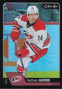 16/17 O-PEE-CHEE OPC RAINBOW BLACK #147 NATHAN GERBE 094/100 HURRICANES *28621 - Picture 1 of 1