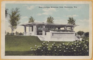 Watertown, Wis., Band Pavilion, Riverview Park - Picture 1 of 2