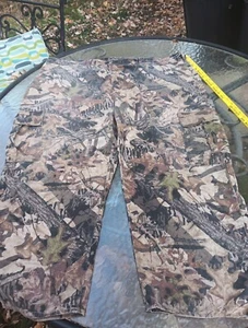 Pantalones deportivos de carga vintage Y2k Mossy Oak Jerzees descoloridos camuflados para hombre 3 X grandes - Imagen 1 de 11