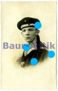 Original Foto Kaiserliche Marine Marineflieger Abteilung Porträt - Bild 1 von 2